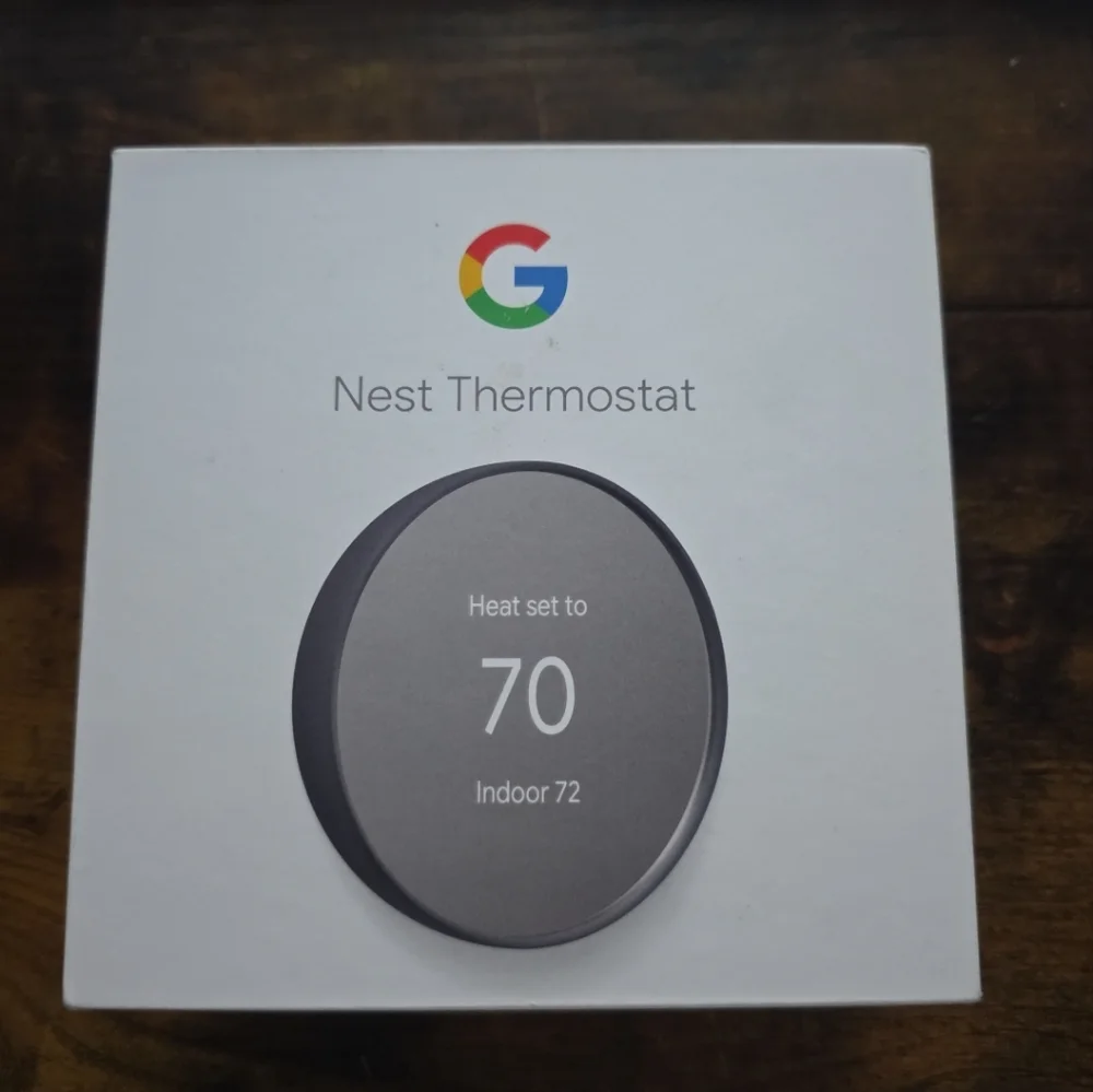 Google Thermostat in Elegant Gray